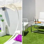 Atico Terraza Privada Piscina Centro Ac Nuevo 1hab Малага