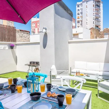 Apartamento Atico Terraza Privada Piscina Centro Ac Nuevo 1hab