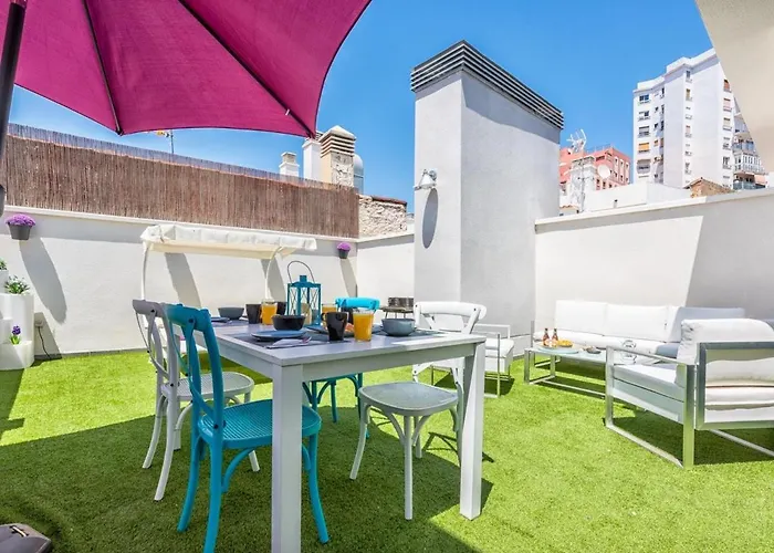 Apartamento Atico Terraza Privada Piscina Centro Ac Nuevo 1hab