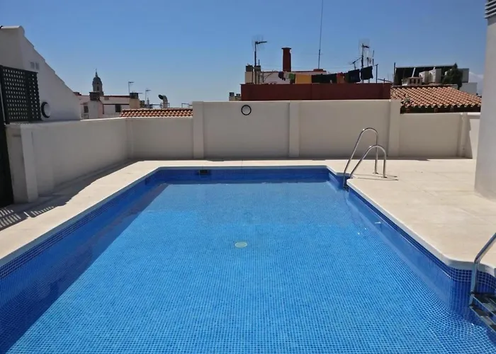 Apartamento Atico Terraza Privada Piscina Centro Ac Nuevo 1hab Málaga