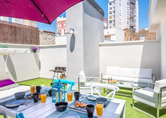 Apartamento Atico Terraza Privada Piscina Centro Ac Nuevo 1hab